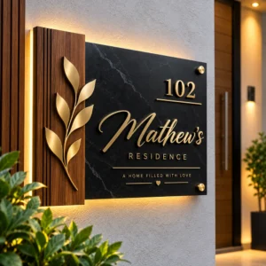 House Name board