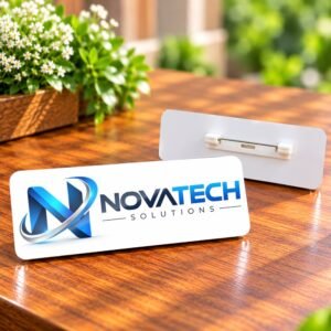 Rectangle Button Badge | Acrylic